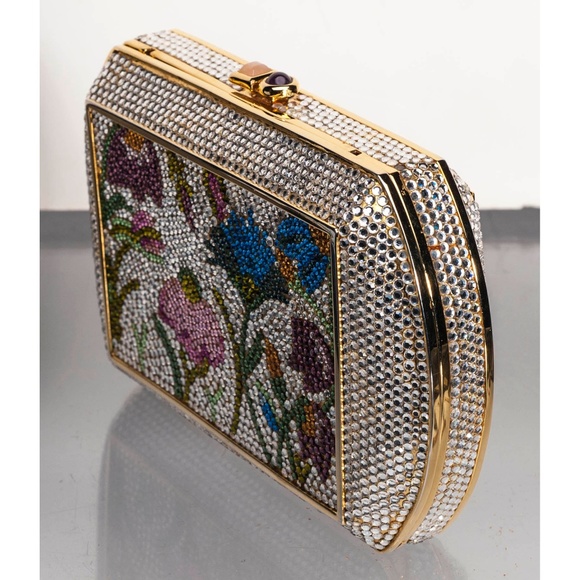 Judith Leiber Handbags - Judith Leiber Couture gem encrusted Minaudiere